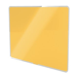 Cosy sárga üveg mágnestábla, 80 x 60 cm - Leitz
