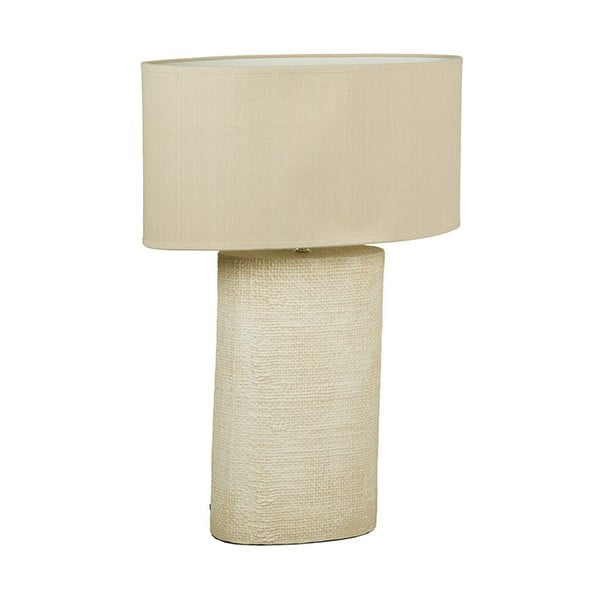 Coastal krémes fehér kerámia asztali lámpa, magasság 71 cm - Santiago Pons