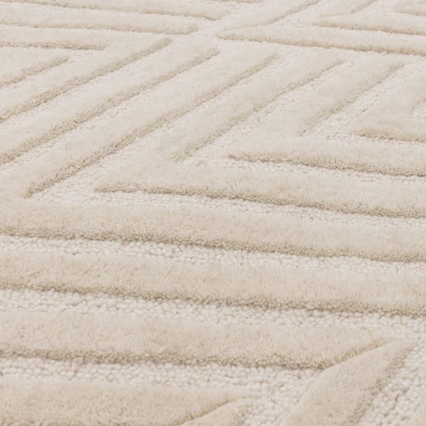 Krémszínű gyapjú szőnyeg 200x290 cm Hague – Asiatic Carpets-image-3