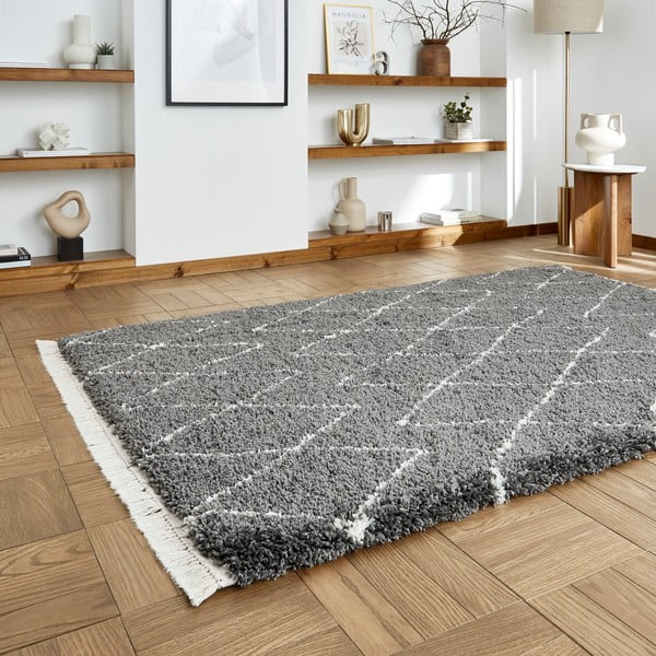 Sötétszürke szőnyeg 120x170 cm Boho – Think Rugs-image-2