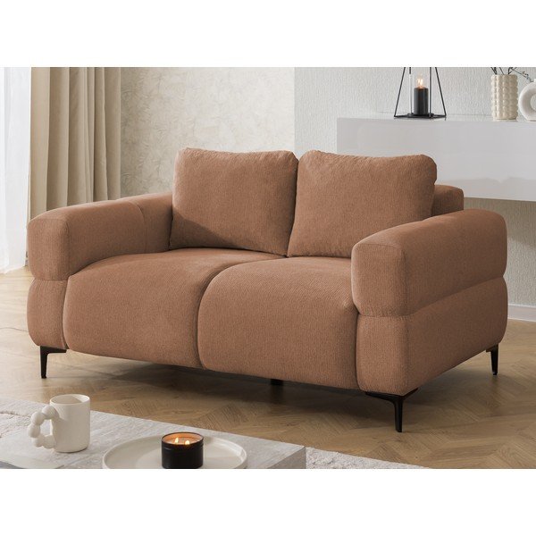 Terrakotta színű kanapé 154 cm Helio – Ropez-image-2