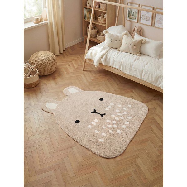 Bézs mosható-kézi szövésű pamut gyerek szőnyeg 120x152 cm Snuggle Pucki – Hanse Home-image-1