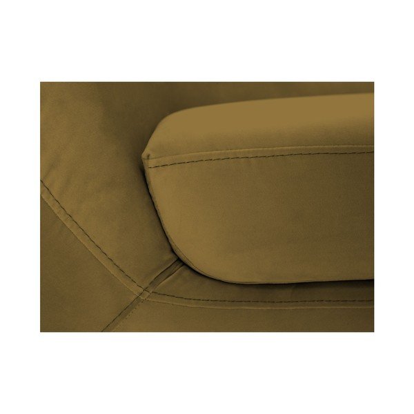 Amelie aranyszínű kétszemélyes kanapé - Mazzini Sofas-image-1