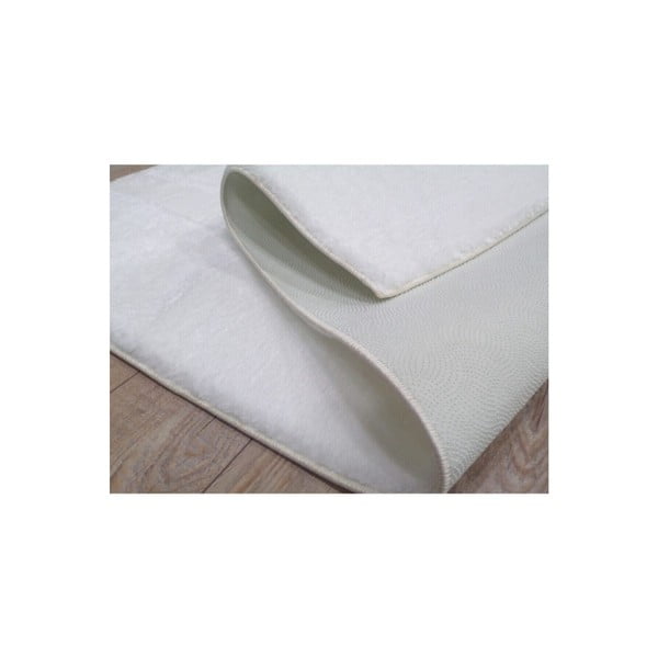 Fehér mosható szőnyeg 120x150 cm Pelush White – Mila Home-image-2