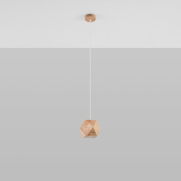 Natúr színű függőlámpa ø 12 cm Vige – Sollux-image-2