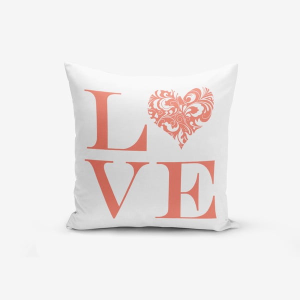 Love Flower pamutkeverék párnahuzat, 45 x 45 cm - Minimalist Cushion Covers