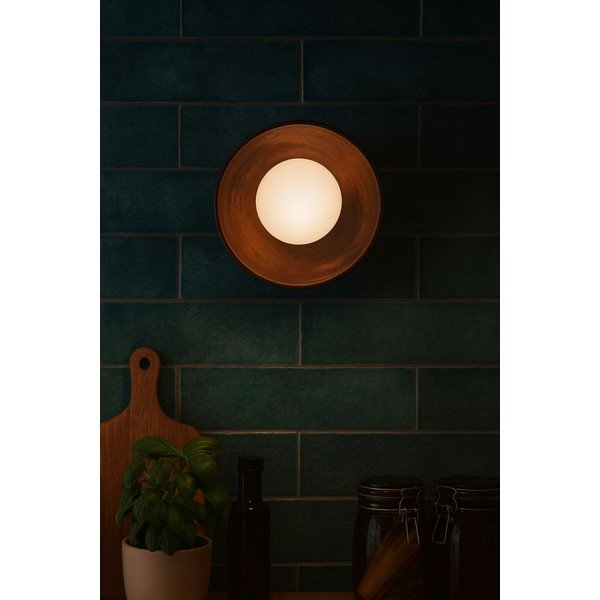 Barna fali lámpa ø 24 cm Elsa – Opviq lights-image-3