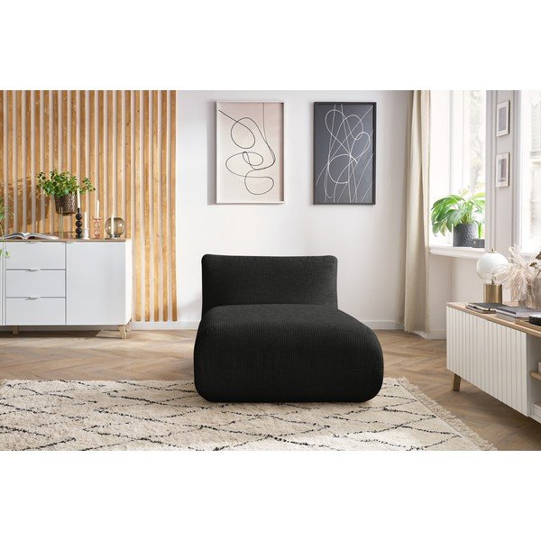 Sötétszürke kordbársony kanapé modul Lecomte – Bobochic Paris-image-1