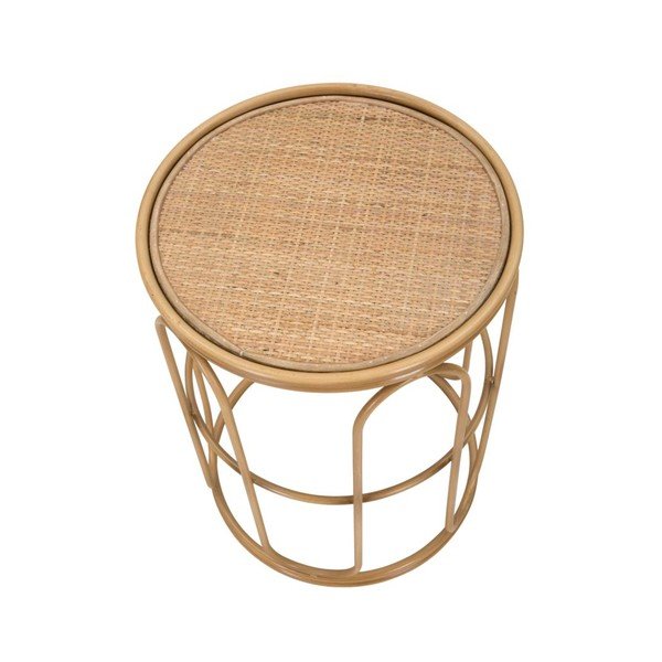 Rattan kerek tárolóasztal Samui – Mauro Ferretti-image-2