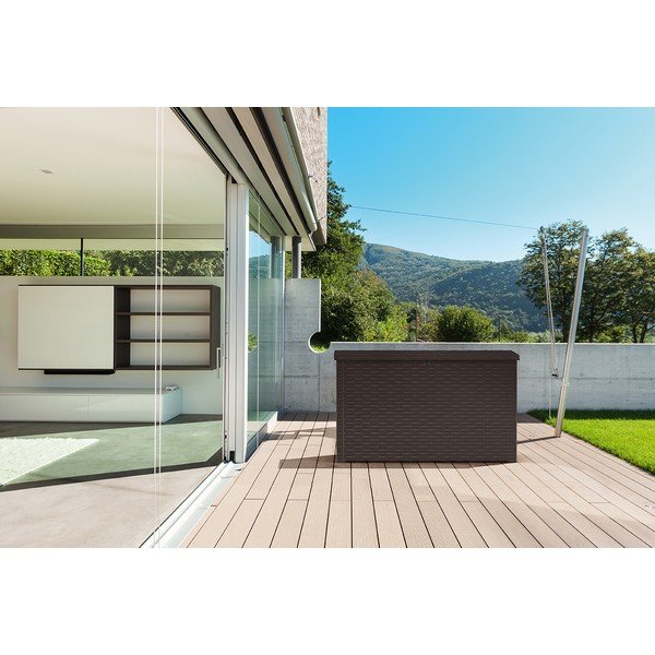 Sötétbarna kerti tárolódoboz Java – Keter-image-1