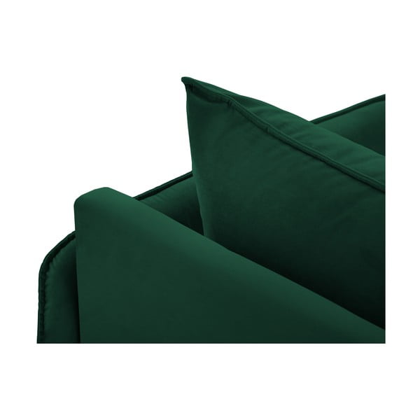 Sötétzöld bársony heverő (jobb oldali) Vienna – Cosmopolitan Design-image-4