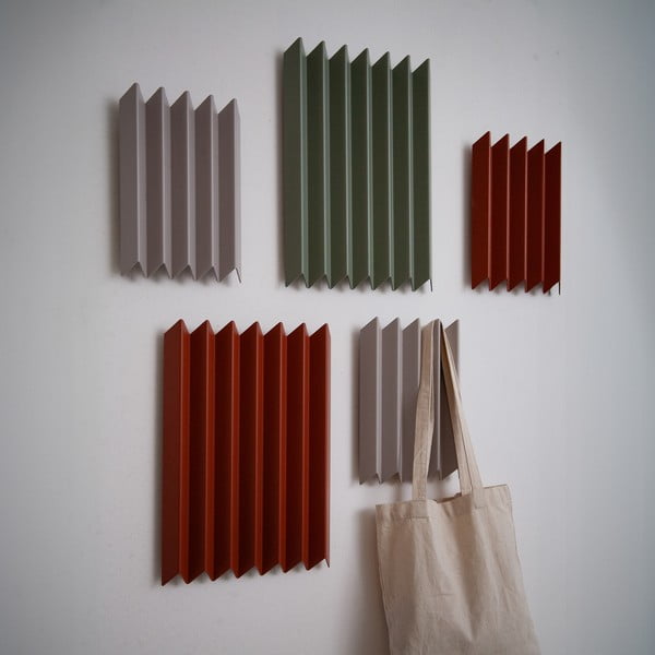 Terrakotta színű fém fali fogas 21 cm Sensu – Spinder Design-image-4