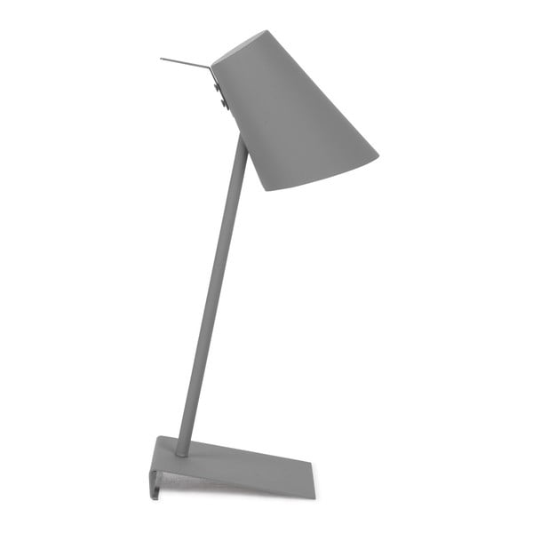Szürke asztali lámpa fém búrával (magasság 54 cm) Cardiff – it's about RoMi