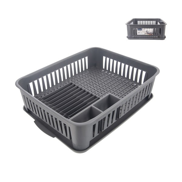 Szürke műanyag edényszárító – Orion-image-4