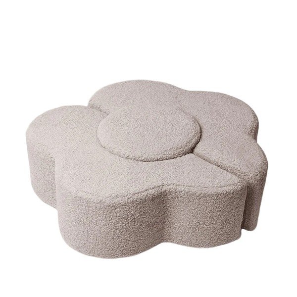 Világosszürke buklé habszivacs játszótér 3 db-os magasság 27 cm 88x90 cm – Meowbaby-image-2