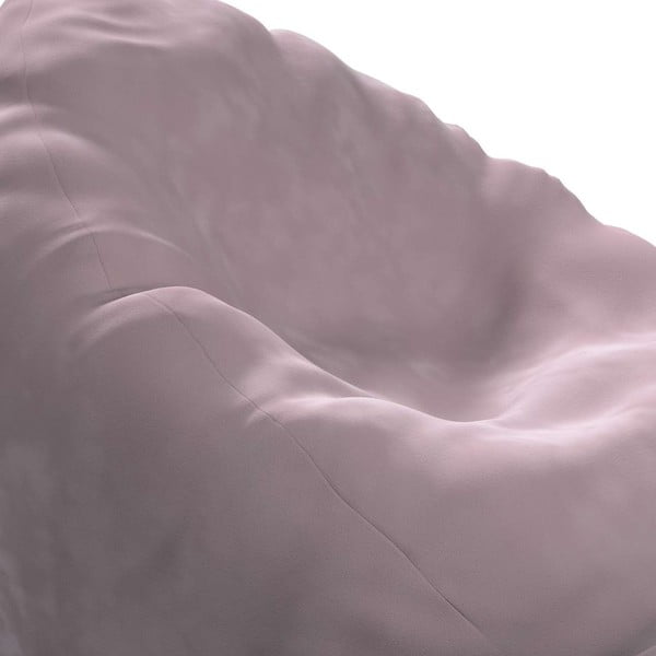 Rózsaszín babzsákfotel Posh Velvet - Yellow Tipi-image-1