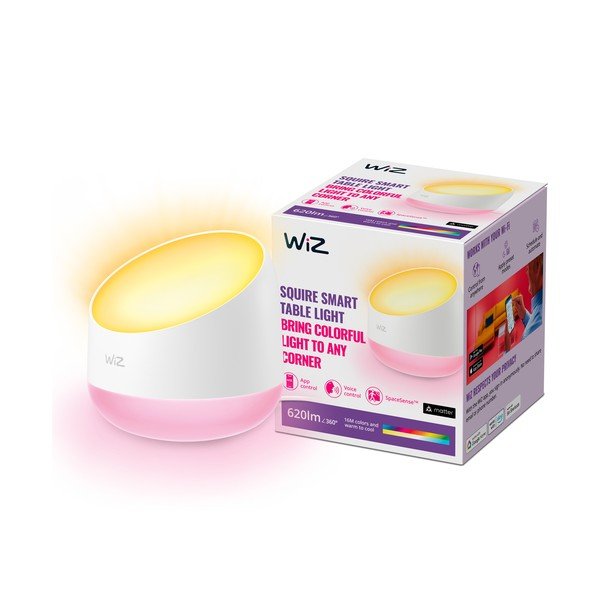 LED okos asztali lámpa 9 W Squire – WiZ