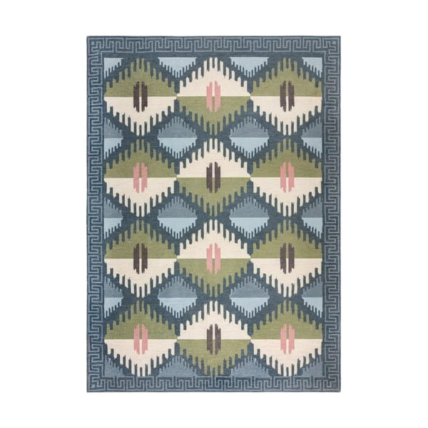 Kék szőnyeg 170x240 cm Lawson Kilim – Flair Rugs