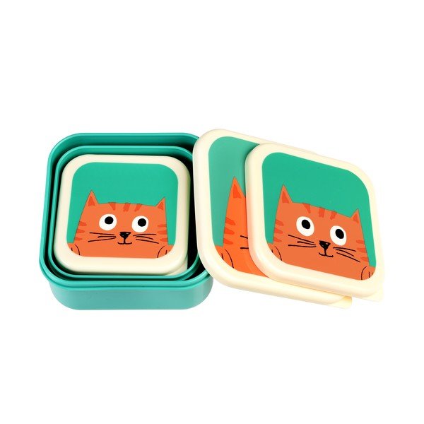 Chester Cat 3 db uzsonnás doboz gyerekeknek - Rex London-image-2