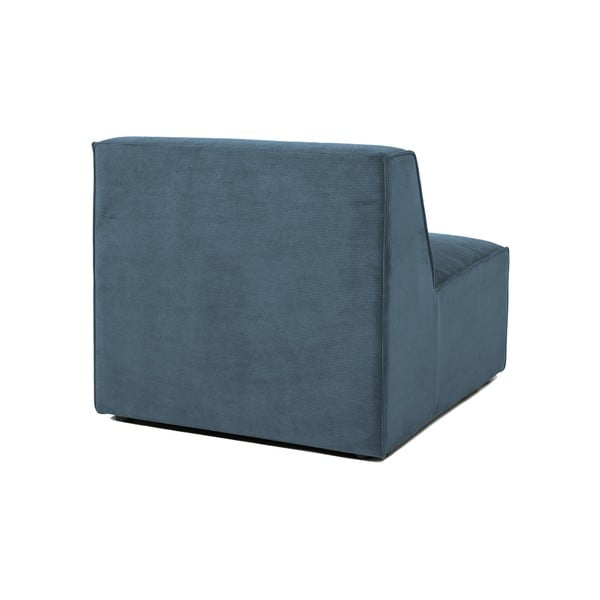Kék kordbársony kanapé modul (középső rész) Sting – Scandic-image-2