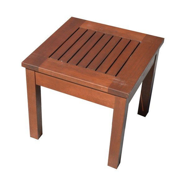 Eukaliptusz kerti tárolóasztal 40x40 cm Sonora – Garden Pleasure-image-1