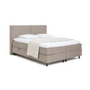 Szürkésbarna ágyneműtartós boxspring ágy 180x200 cm Elva Bold – Bonami Selection