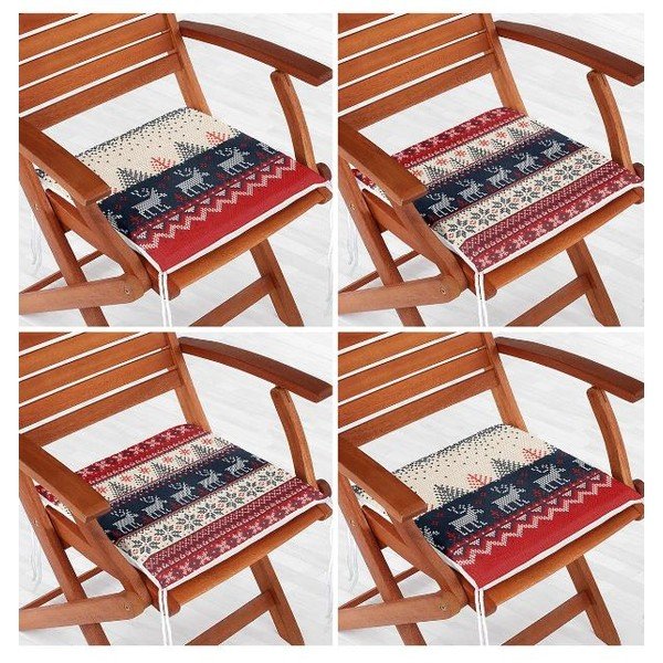 Székpárna szett karácsonyi mintával 4 db-os 40x40 cm Christmas Sweater – Mila Home