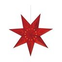 Piros függő karácsonyi fénydekoráció Saturnus – Markslöjd
