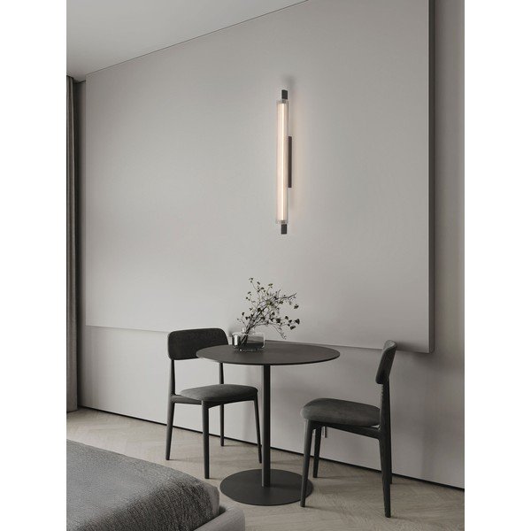 Matt fekete alumínium LED dimmelhető fali lámpa Glovia – Nova Luce-image-1