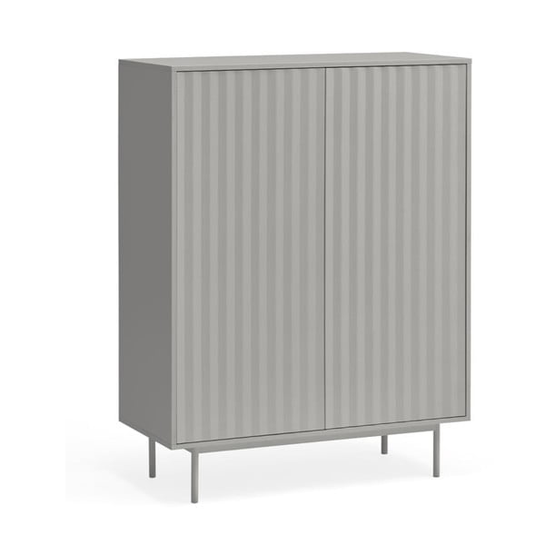 Szürke magas komód 97x130 cm Sierra – Teulat-image-2
