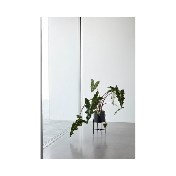 Haggo 2 db fekete vas virágtartó - Hübsch-image-2