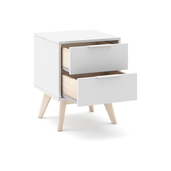 Fehér éjjeliszekrény Campus – Marckeric-image-4