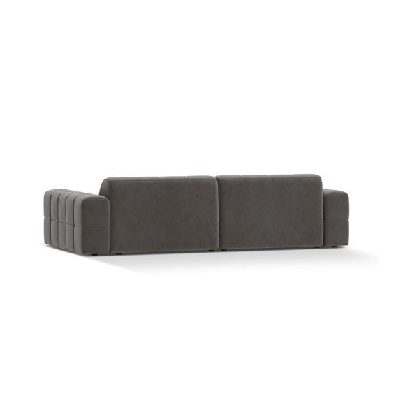 Szürke bársony kanapé 252 cm Chicago – Cosmopolitan Design-image-2