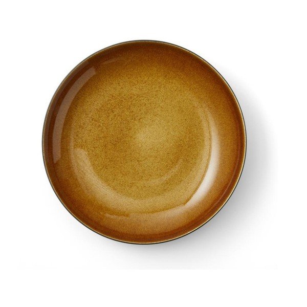 Fekete-borostyán színű kőedény tál ø 40 cm Gastro Black/Amber – Bitz-image-3