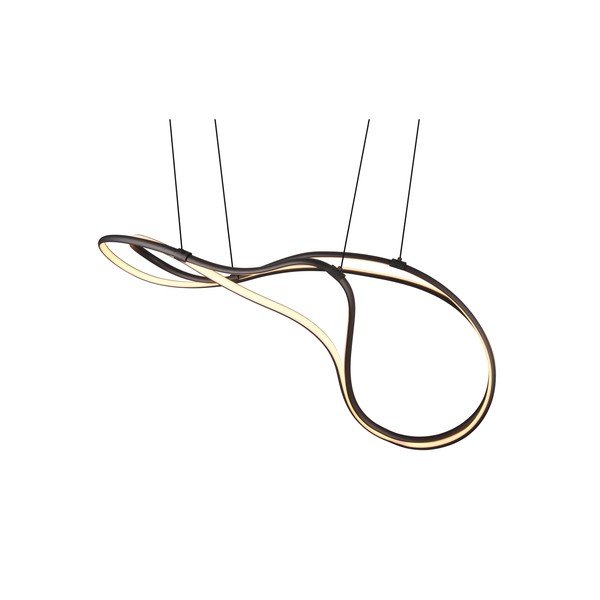 Fekete LED függőlámpa fém búrával Nala – Trio Select-image-2