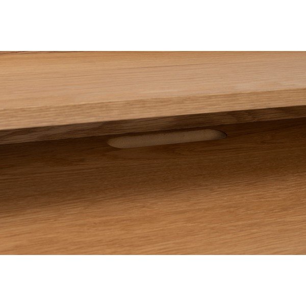 Szekreter típusú íróasztal tölgyfa dekoros asztallappal 60x120 cm Giorgio – White Label-image-4