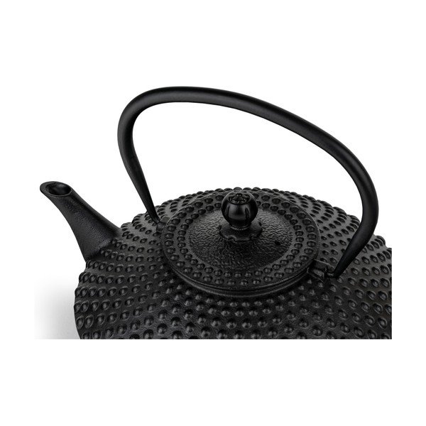 Fekete öntöttvas teáskanna szűrővel 1,25 l Xilin – Bredemeijer-image-1