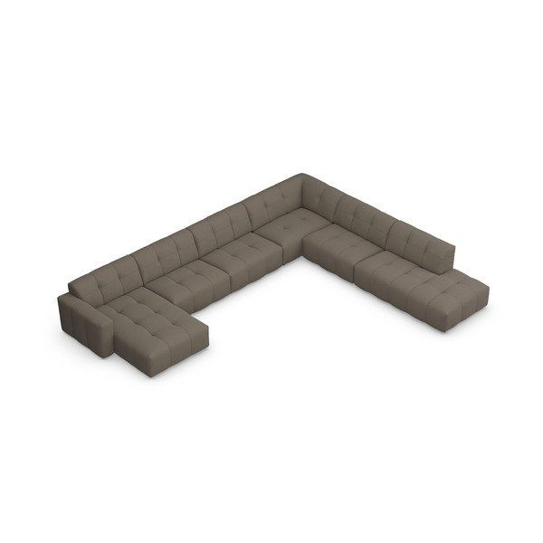 Szürke sarokkanapé (U alakú) Chess – Furninova -image-3