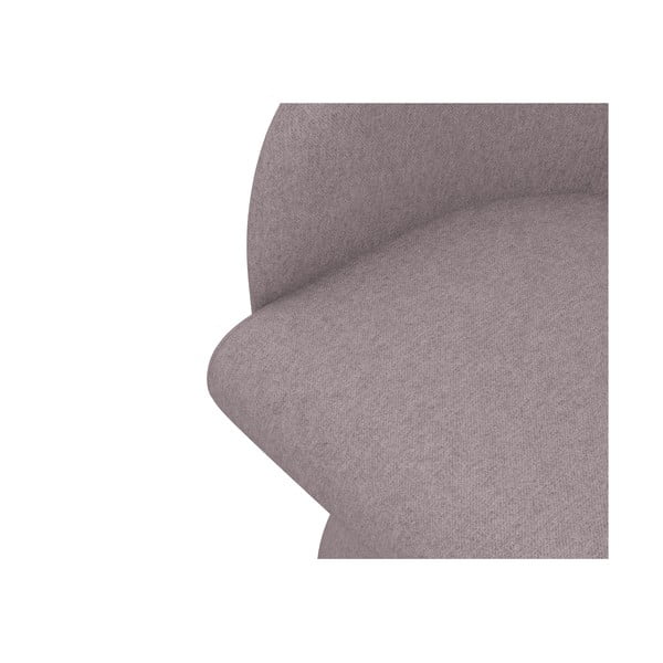 Levendula színű kárpitozott étkezőfotel Kanoa – Makamii-image-4