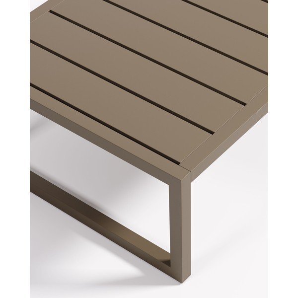 Alumínium kerti dohányzóasztal 60x114 cm Comova – Kave Home-image-2