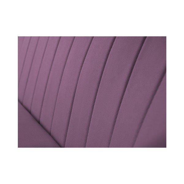 Toscane lila kétszemélyes kanapé, fekete lábakkal - Mazzini Sofas-image-1