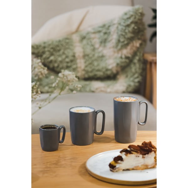 Szürke agyagkerámia bögre szett 2 db-os 330 ml Fuori – Vialli Design-image-4