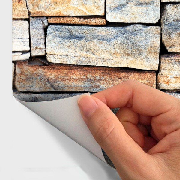 Wall Decal Materials Stones of Carthage falmatrica, 40 x 40 cm - Ambiance-image-2