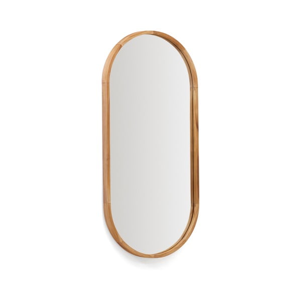 Fali tükör tömörfa kerettel 45x95 cm Magda – Kave Home