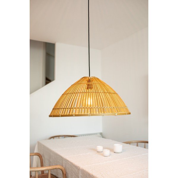 Natúr színű függőlámpa bambusz búrával ø 58 cm Capello – Markslöjd-image-2