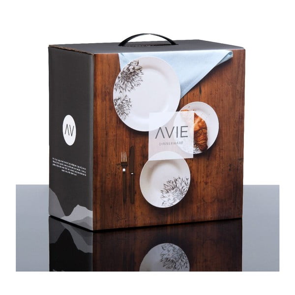 Porcelán étkészlet 12 db-os Avie – Premier Housewares-image-2