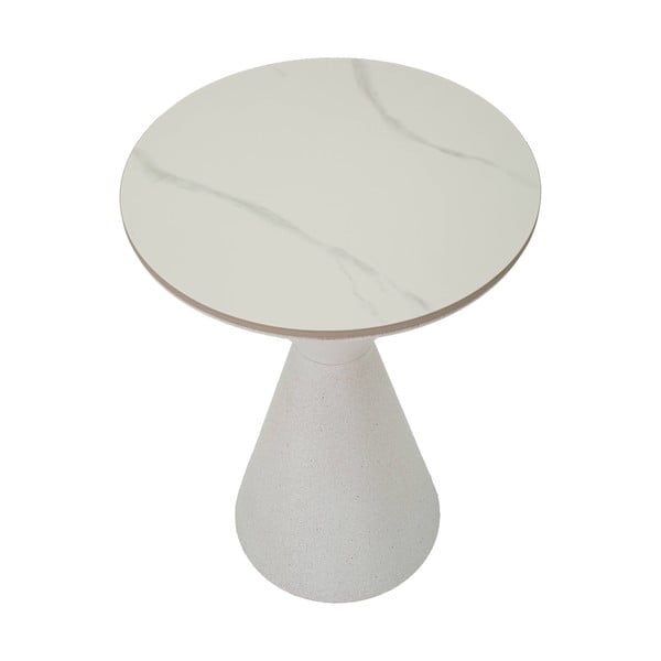 Kerek tárolóasztal kerámia asztallappal ø 44 cm Fush – Mauro Ferretti-image-2