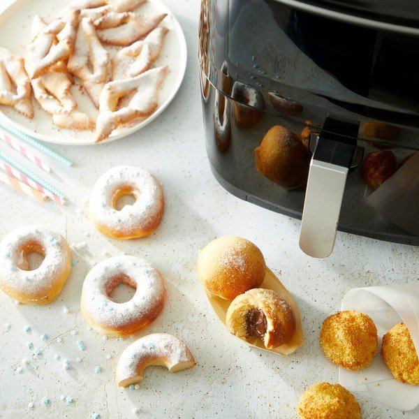 Fekete forrólevegős fritőz EASY FRY&GRILL STEAM+ FW201815 – Tefal-image-4