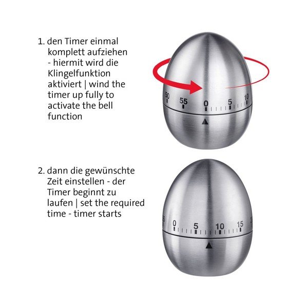 Ezüstszínű konyhai időmérő Tempus – Westmark-image-4