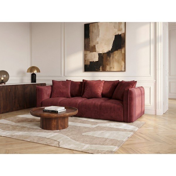 Piros zsenília kanapé Harlem – Bobochic Paris-image-1